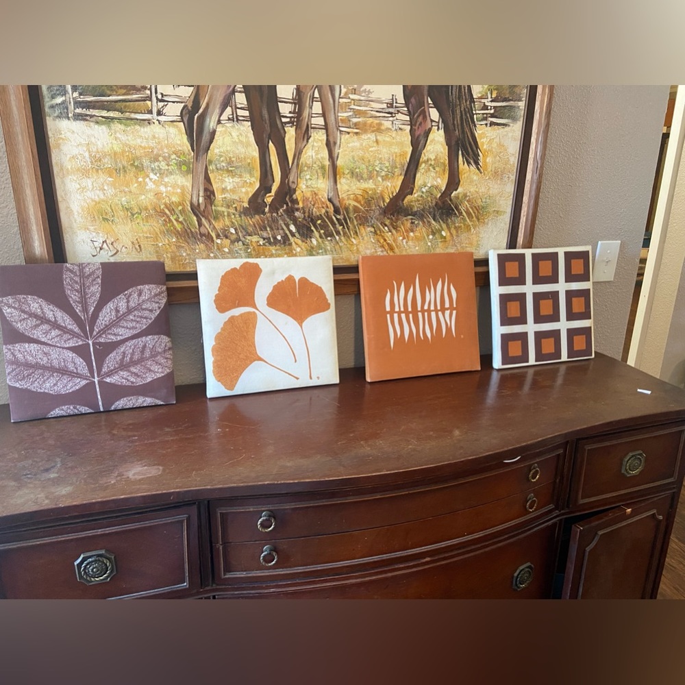 Beautiful fabric colored pictures